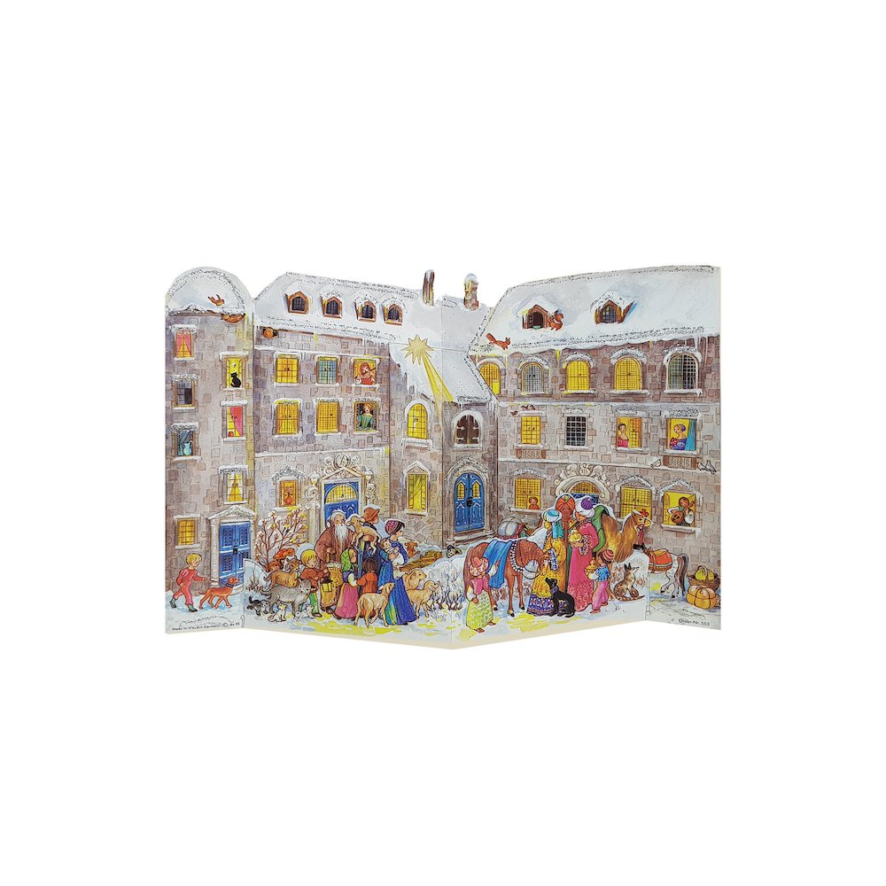 Advent Calendar - 3D Standing Nativity. Picture 1