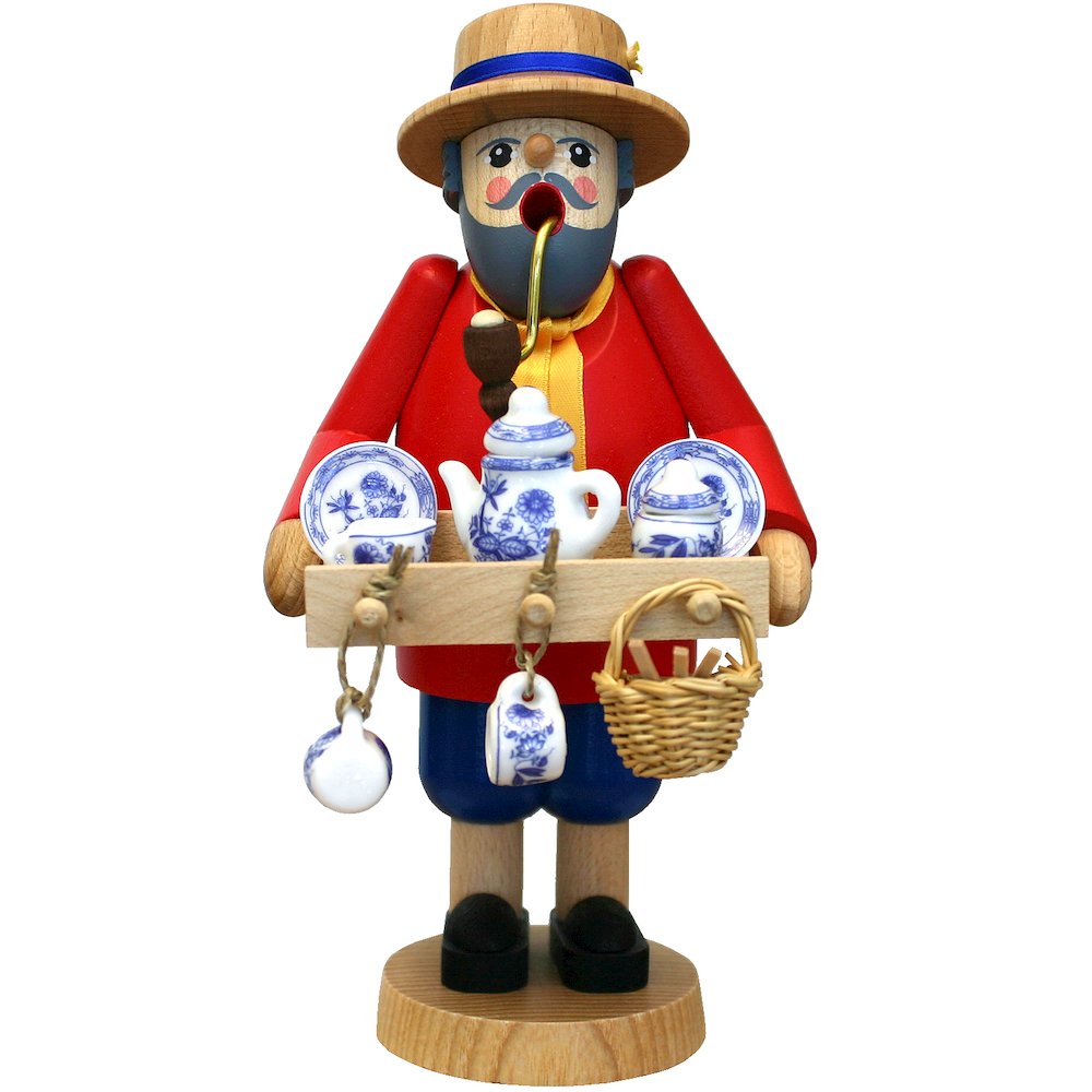 Incense Burner - Porcelain Vendor. Picture 1