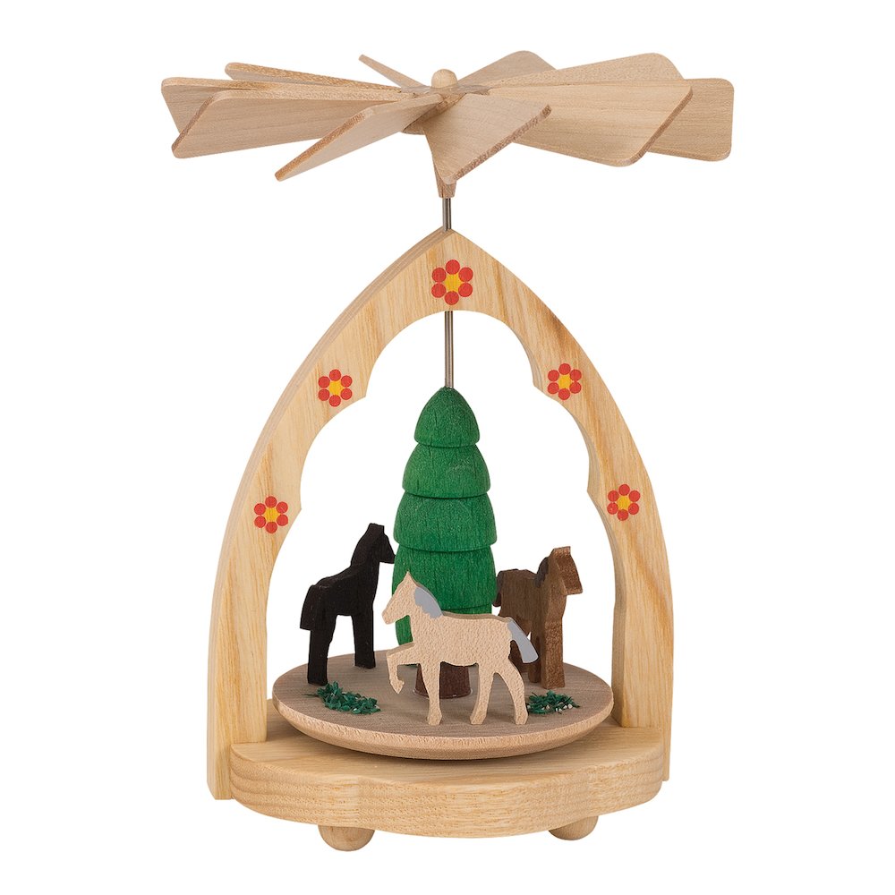 Mini Pyramid - Horses. Picture 1