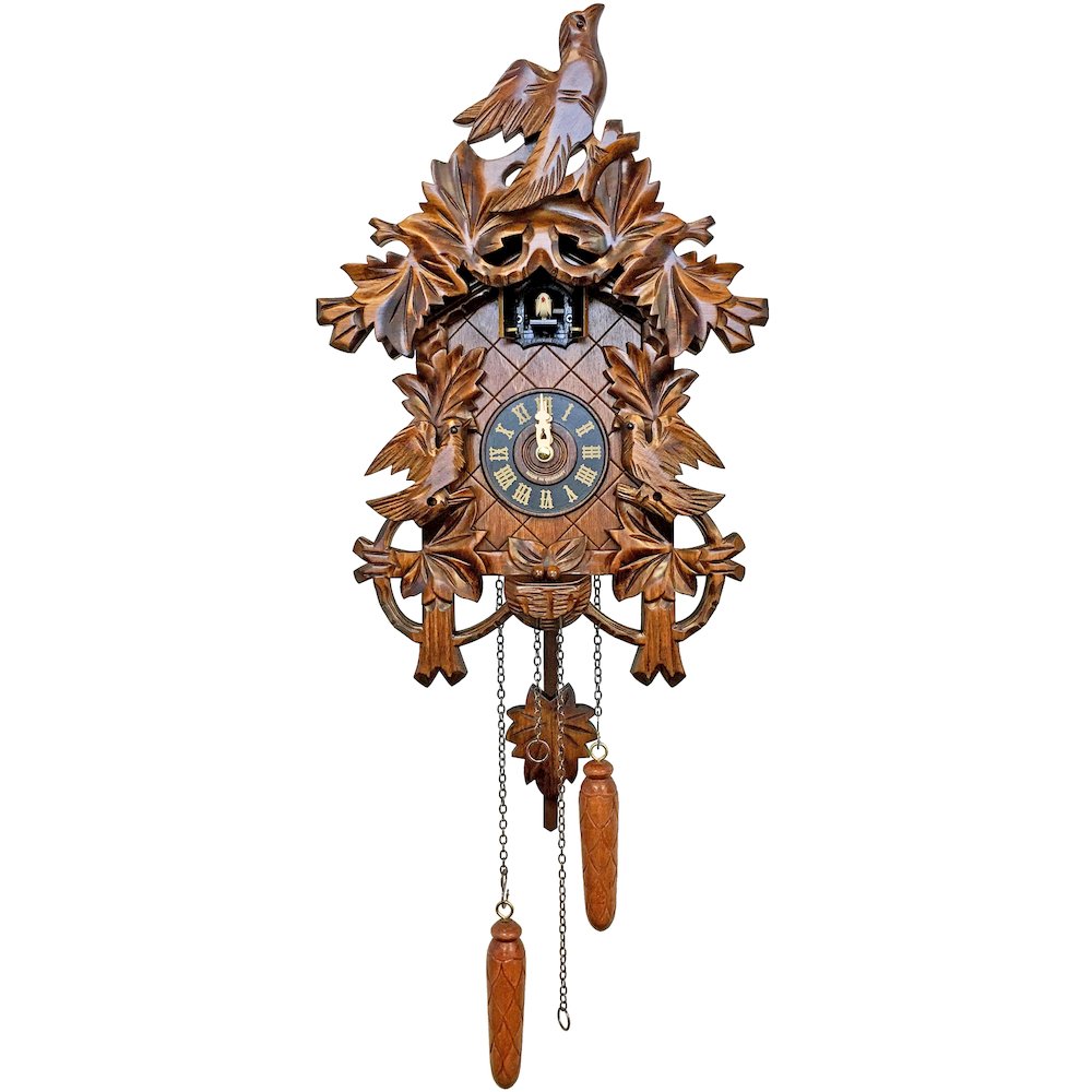 Battery-Operated Cuckoo Clock - Full Size. Picture 1