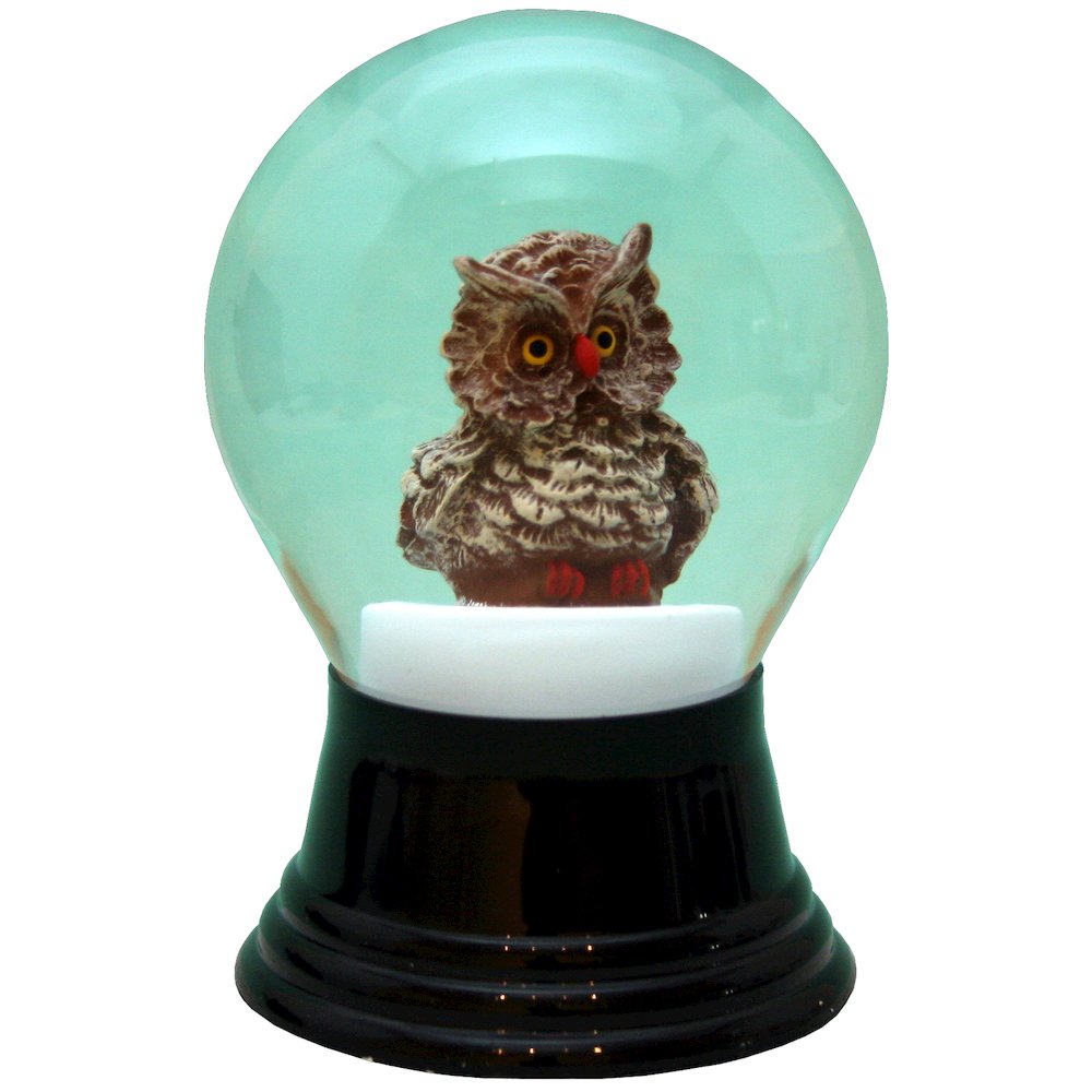 Snowglobe - Medium Owl. Picture 1