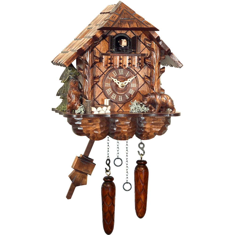 Battery-Operated Cuckoo Clock - Full Size. Picture 1