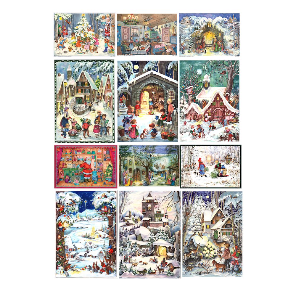 Advents Small - Assorted Set Of 12 Pcs. Picture 1