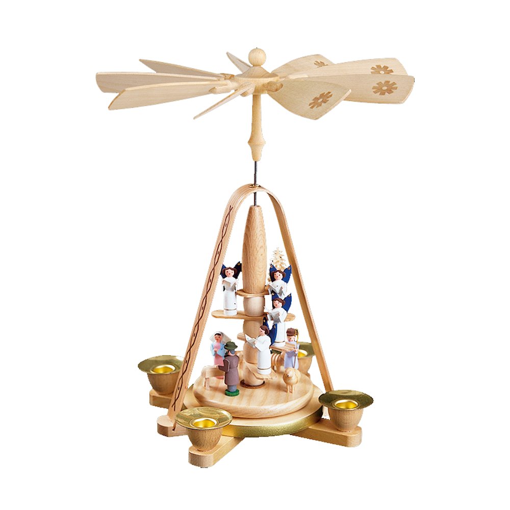 Pyramid - Nativity Scene And Angels. Picture 1