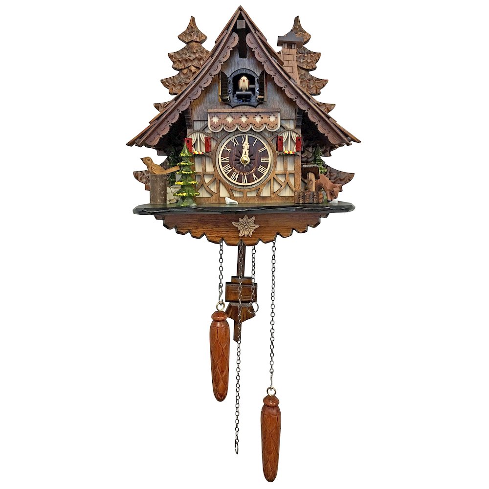 Battery-Operated Cuckoo Clock - Full Size. Picture 1