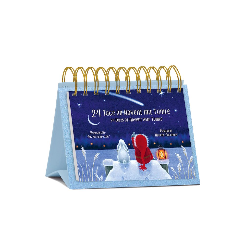 Flip Advent Calendar - 24 Days Of Advents With Tomte Images. Picture 1