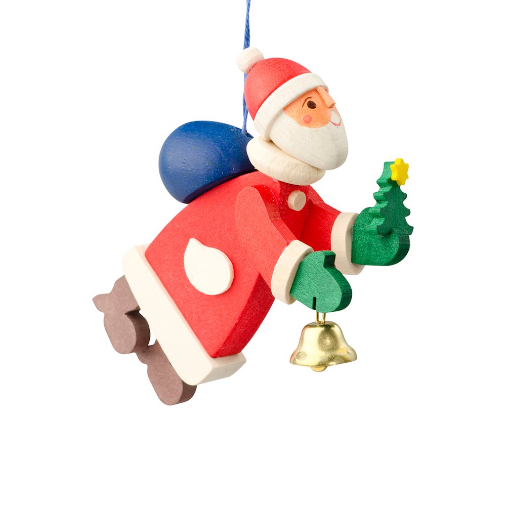 Ornament - Santa with Bell. Picture 1