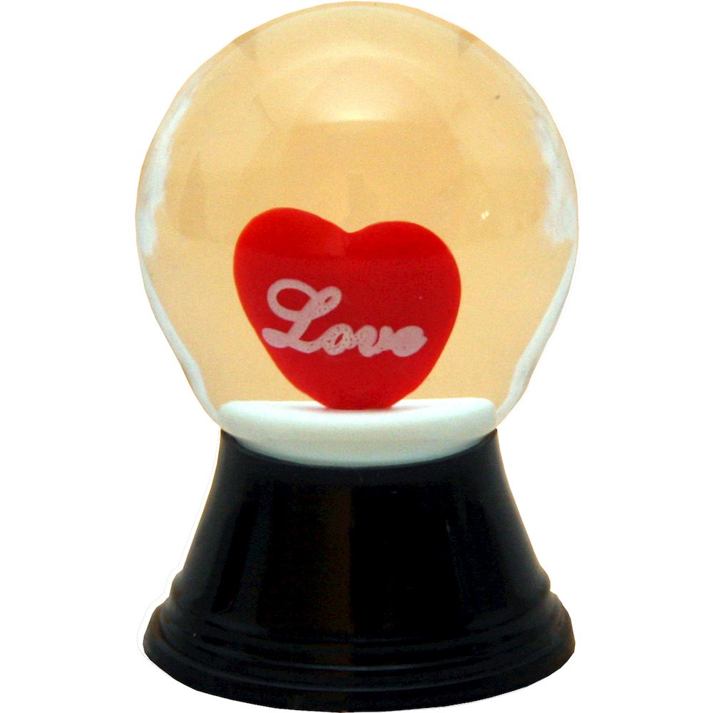 Snowglobe - Mini Heart. Picture 1
