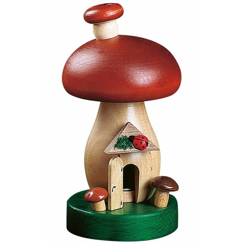 Incense Burner - Mushroom House. Picture 1