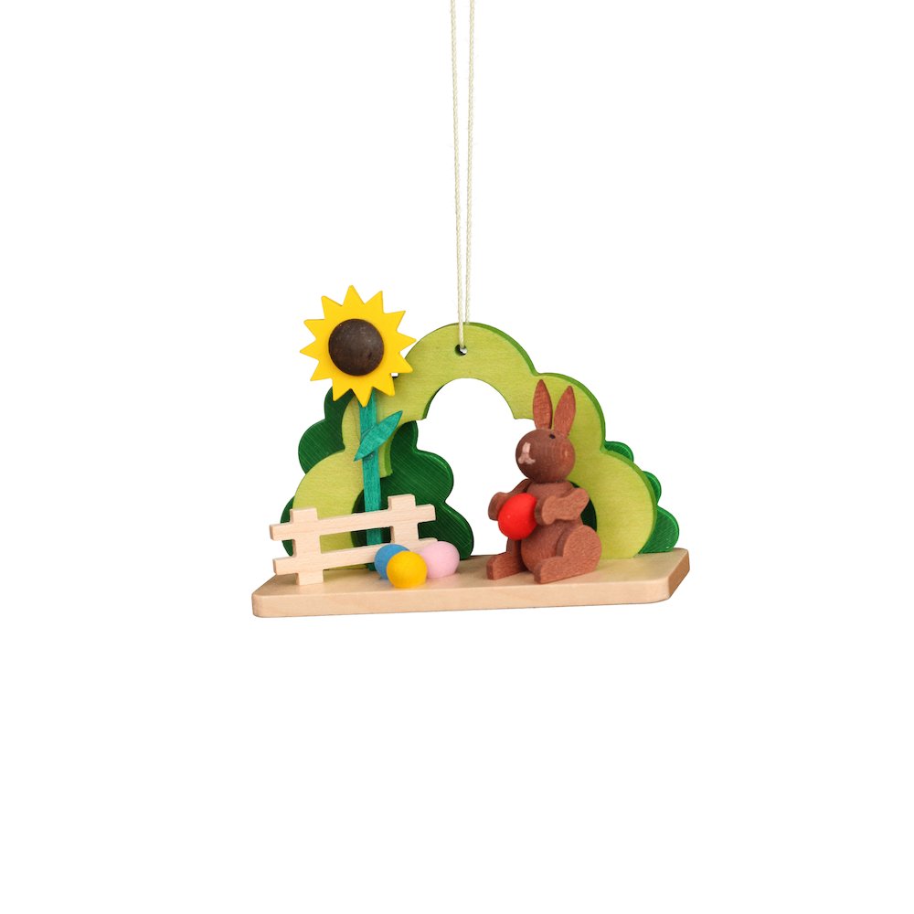 Ornament - Rabbit With Sunflower. Picture 1