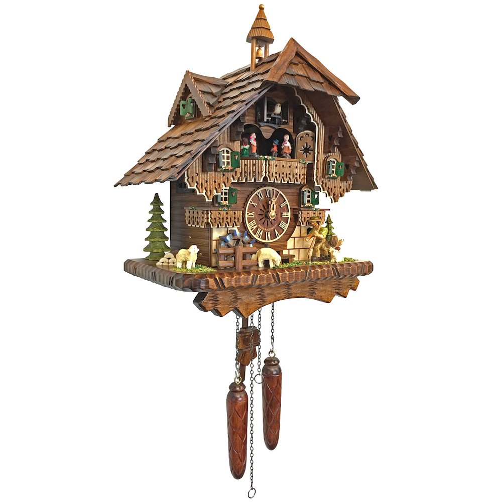 Battery-Operated Cuckoo Clock - Full Size. Picture 1