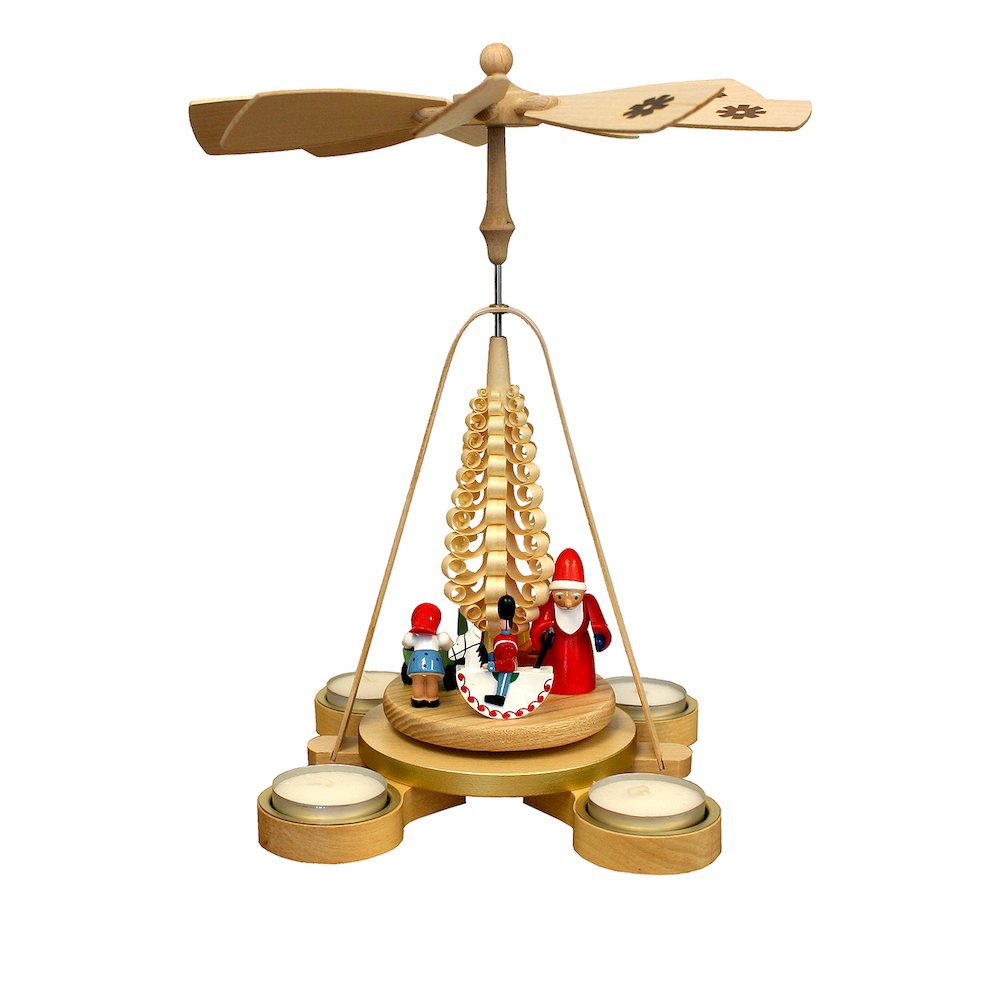 Pyramid - Santa With Toys And Tree. Picture 1