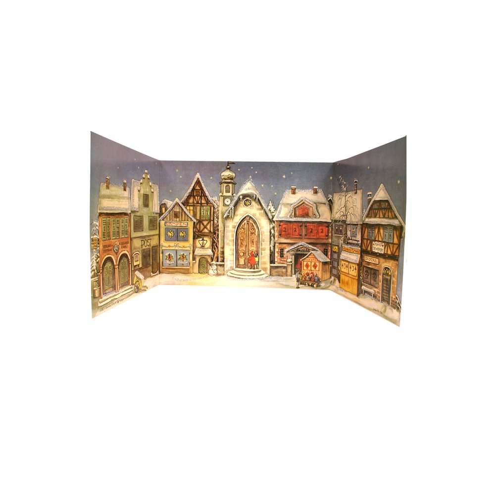 Advent - Village Square Scene Circa 1946. Picture 1