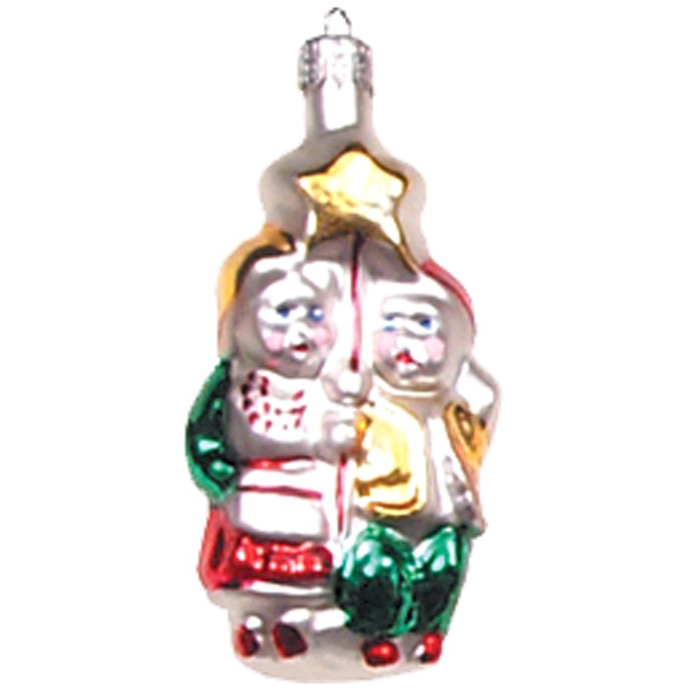 Polish Glass Hand-Blown Ornament - Tw"S. Picture 1
