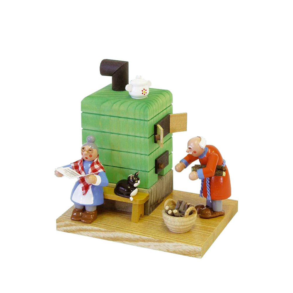 Incense Burner - Smoke Stove With Grandparents. Picture 1