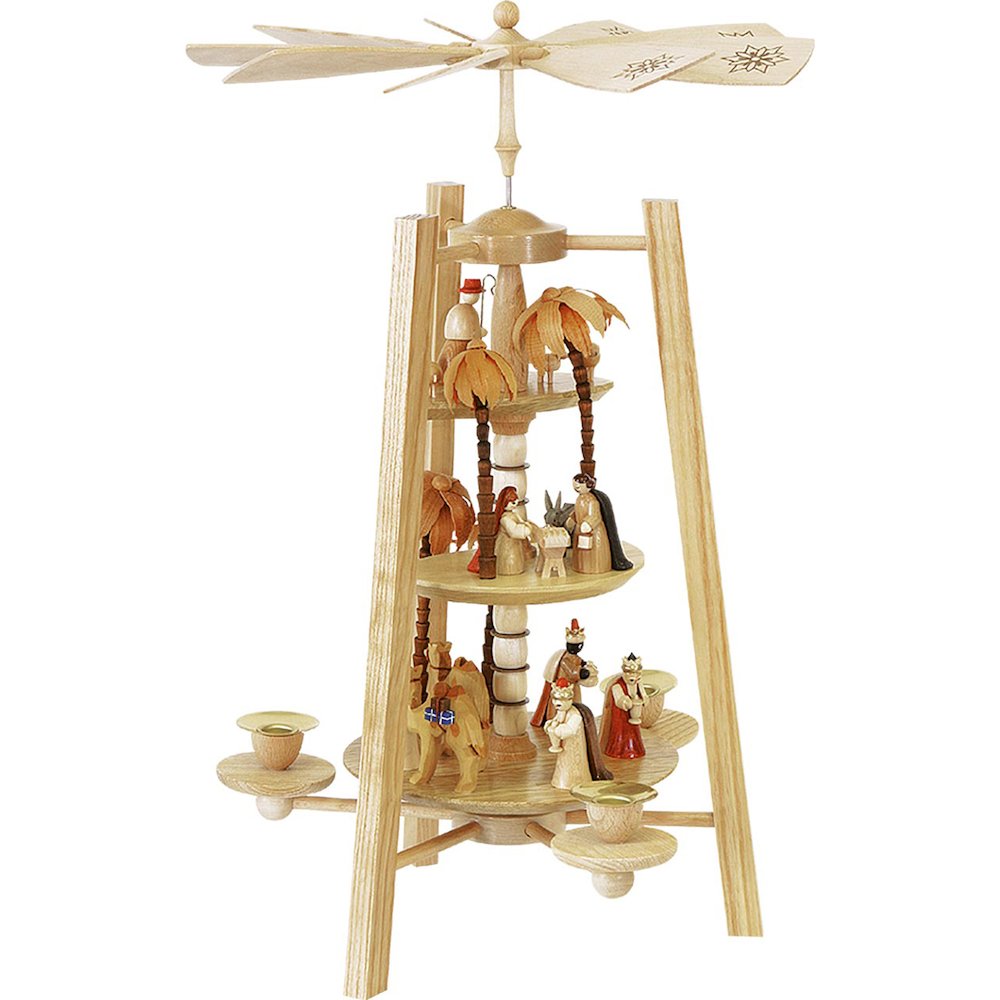 Pyramid - 3 Tiers - Nativity. Picture 1