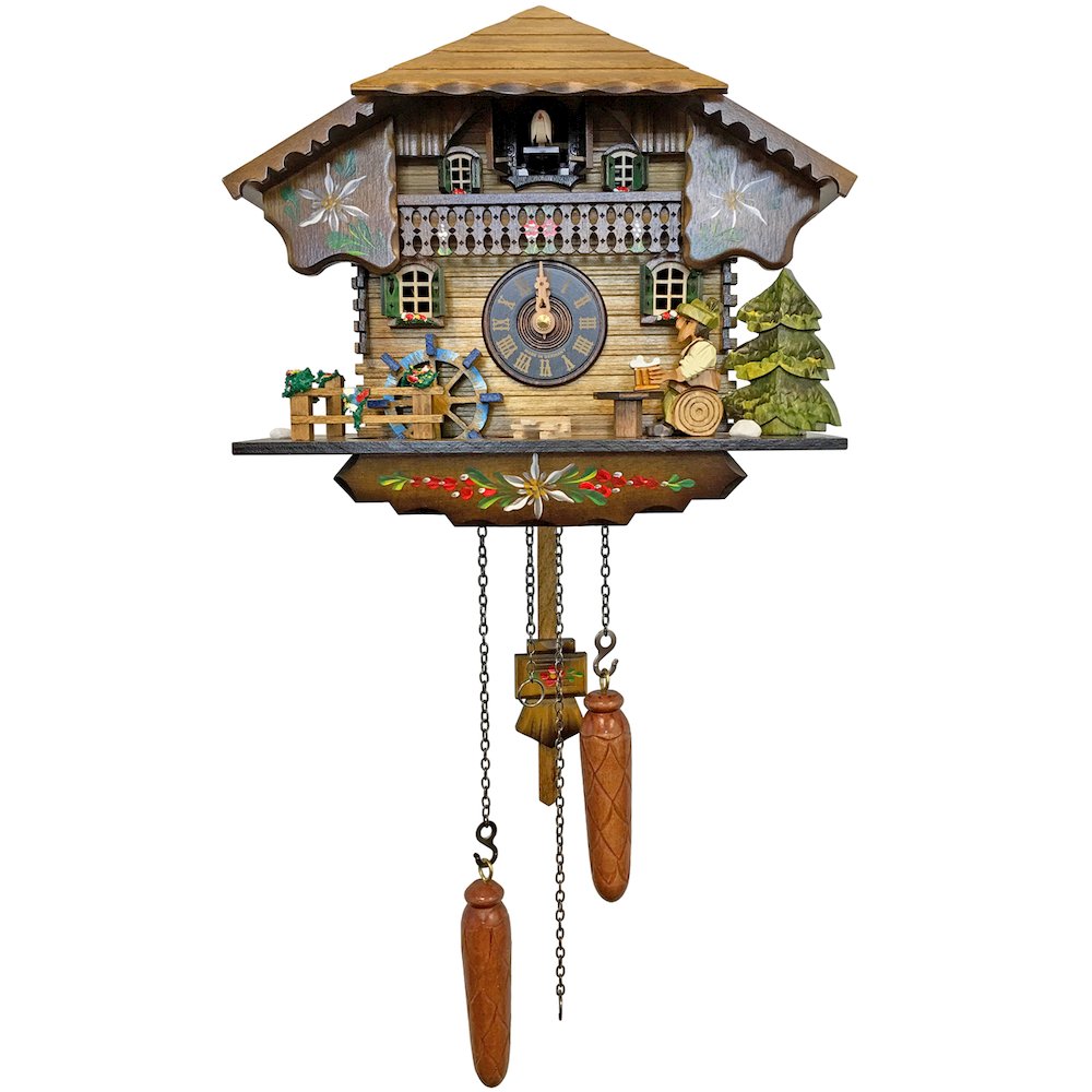 Battery-Operated Cuckoo Clock - Full Size. Picture 1