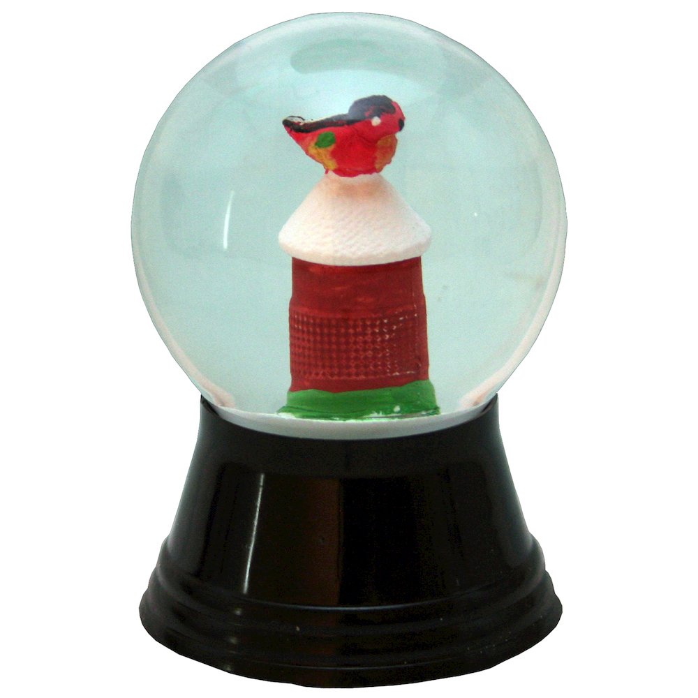 Snowglobe - Small Birdhouse. Picture 1
