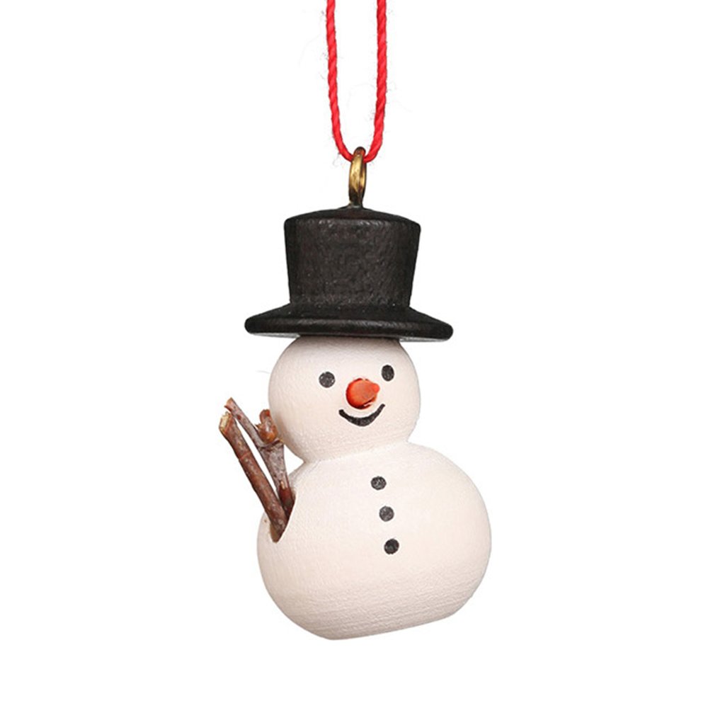 Ornament - Snowman With Broom. Picture 1
