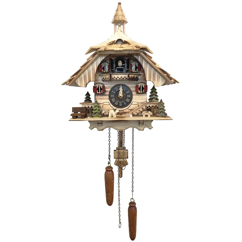 Battery-Operated Cuckoo Clock - Full Size. Picture 1