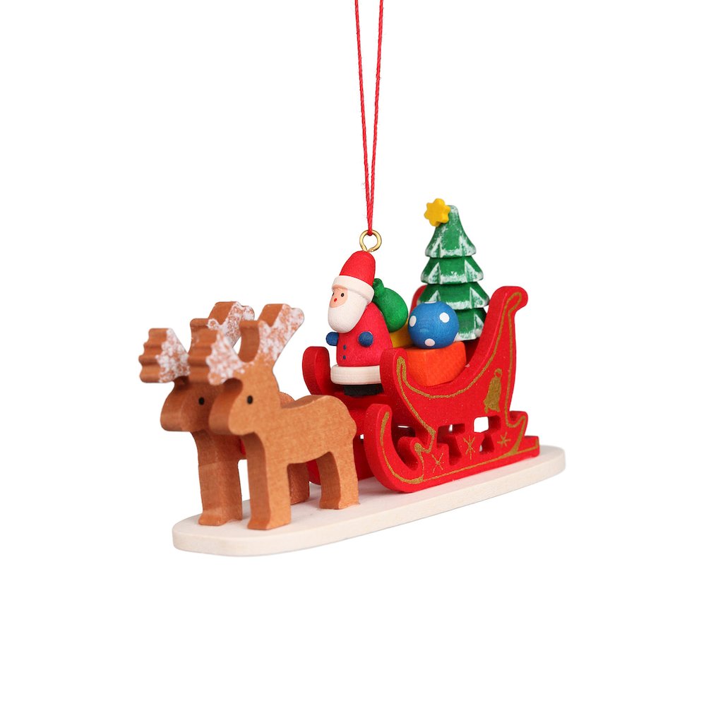 Ornament - Santa Claus Sled. Picture 1
