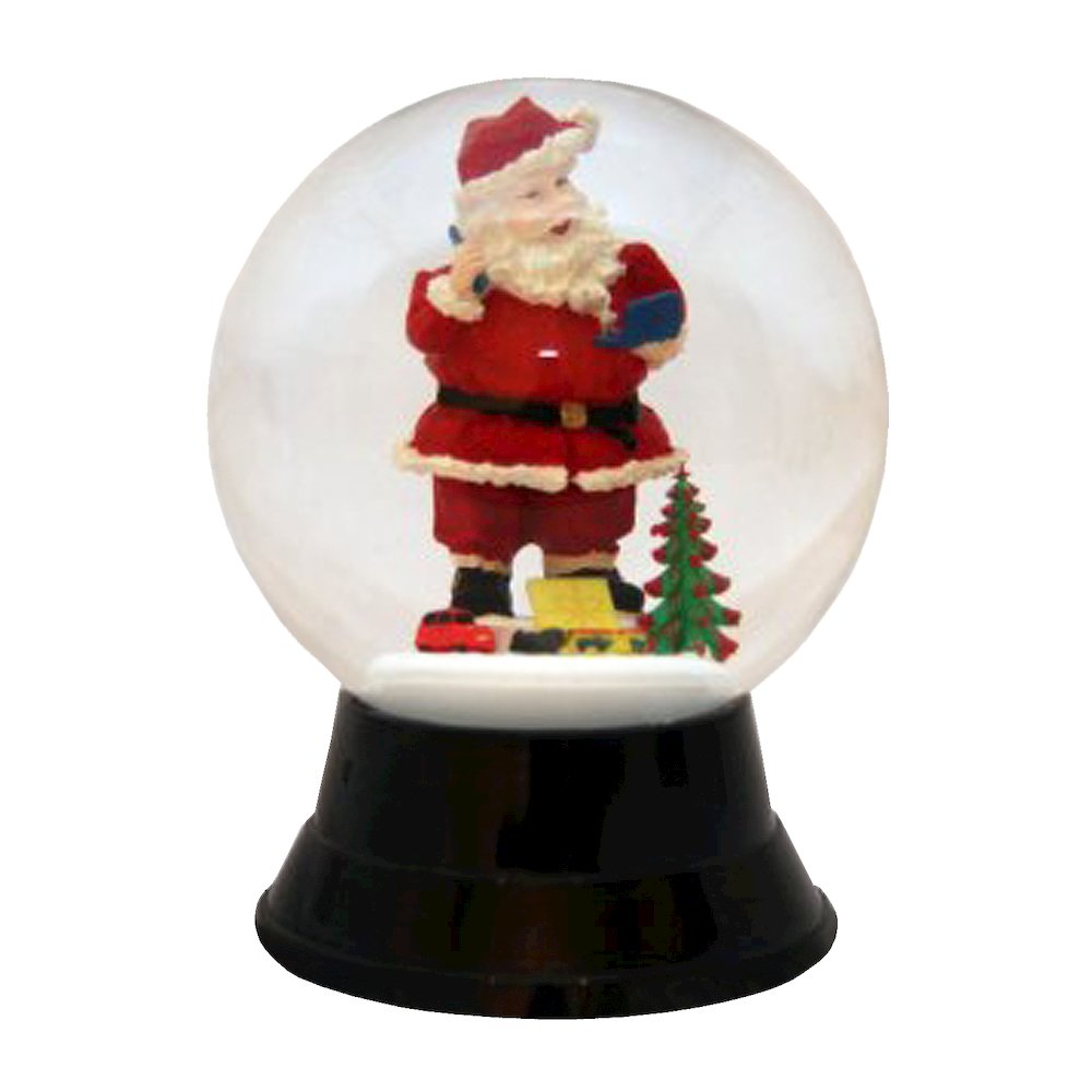 Snowglobe - Large Santa. Picture 1