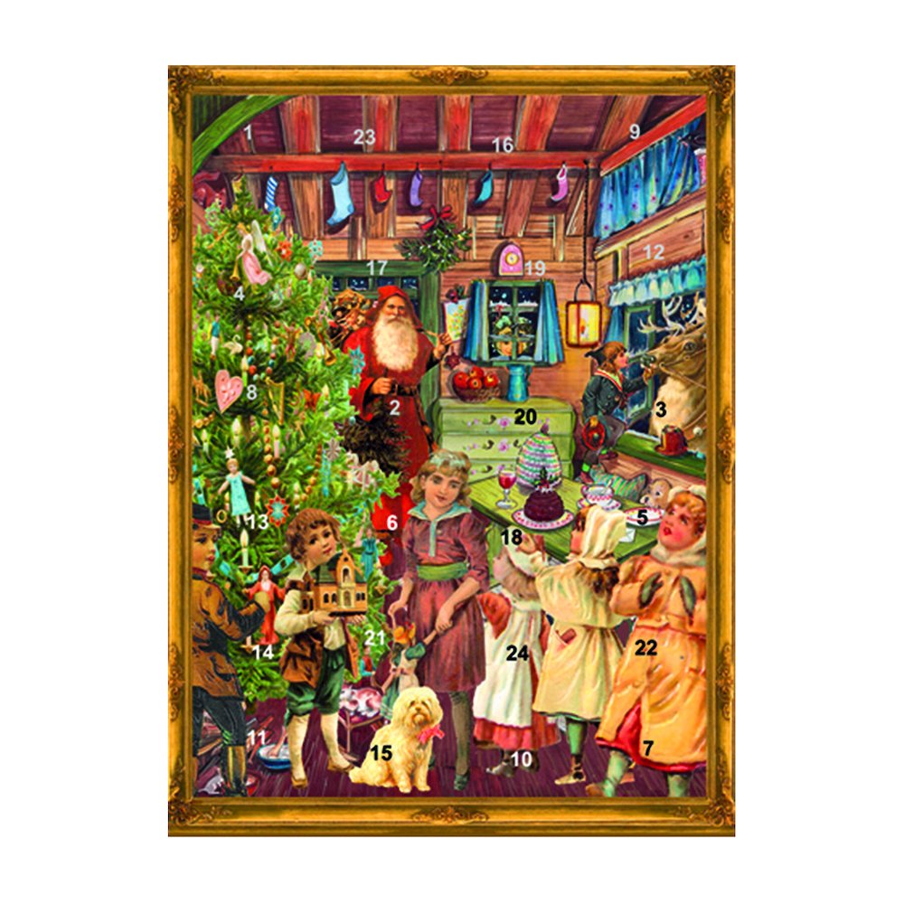 Advent - Victorian Style Santa'S Workshop. Picture 1