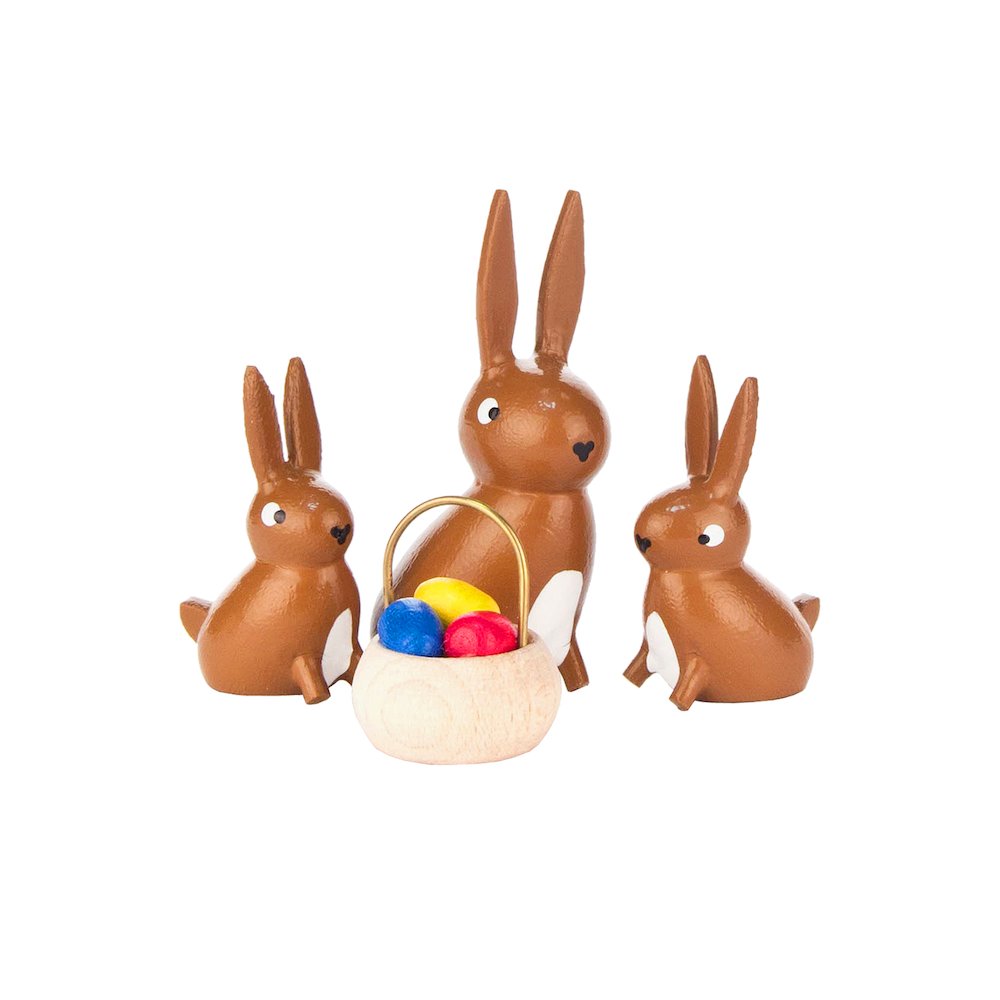 Easter Figures - Rabbit Family. Picture 1