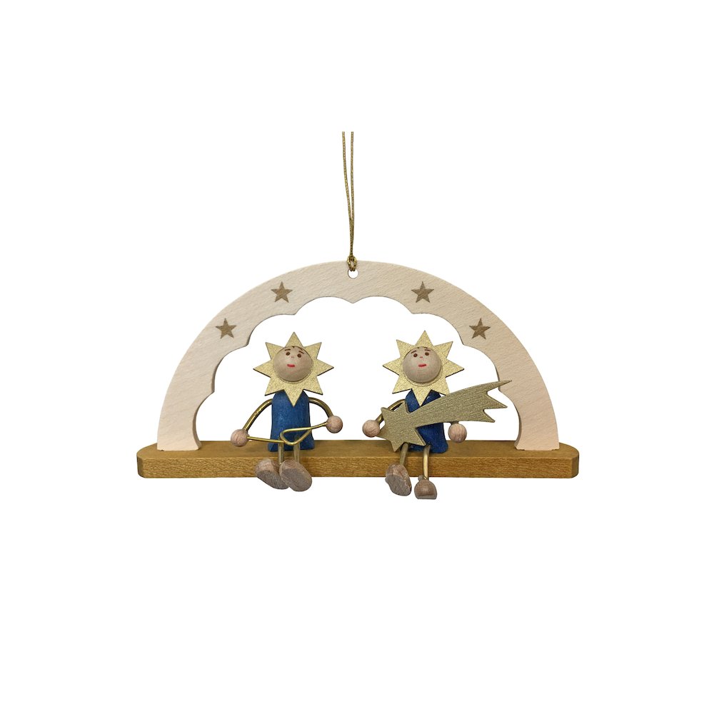 Ornament - Star With Moonmen. Picture 1