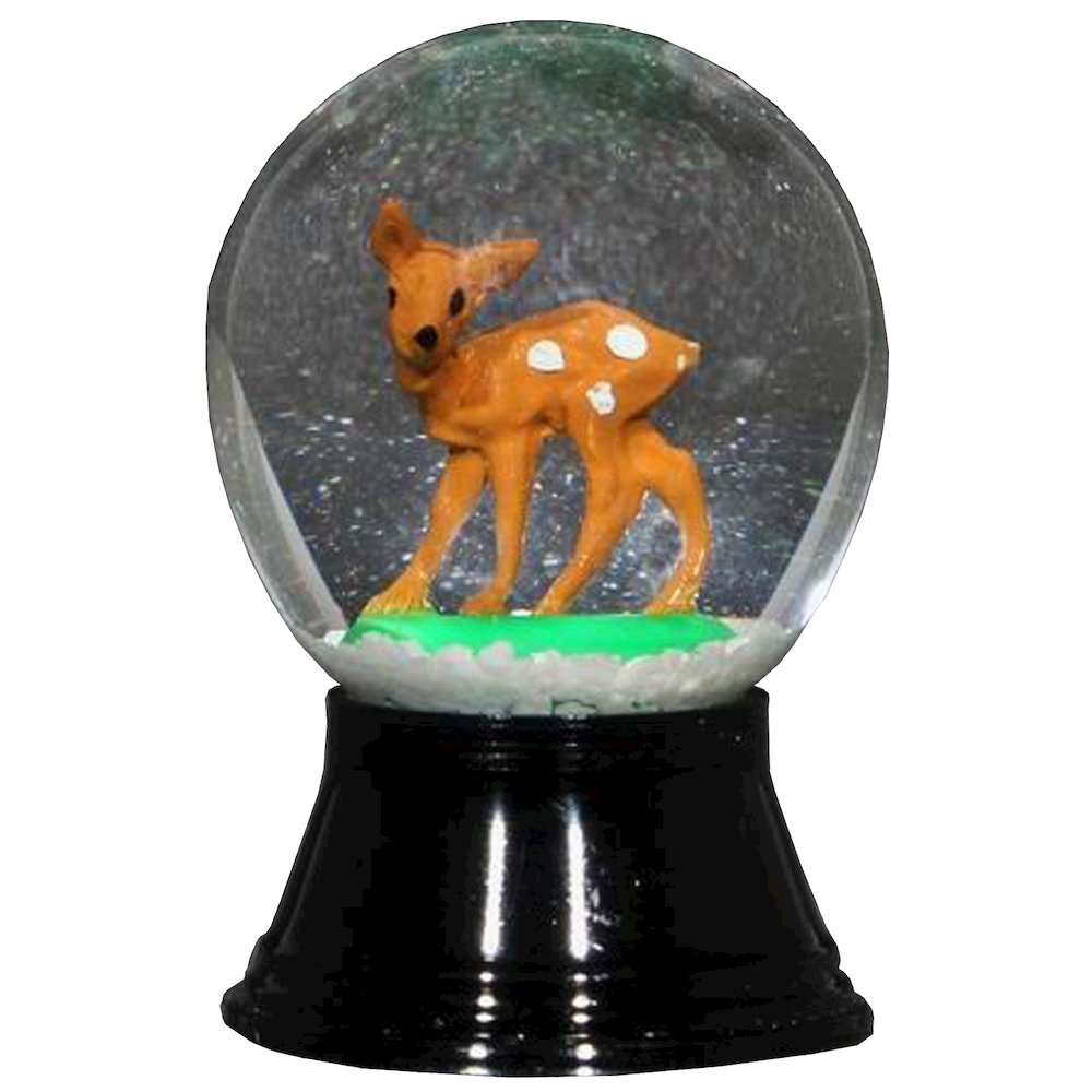Snowglobe - Mini Deer. Picture 1