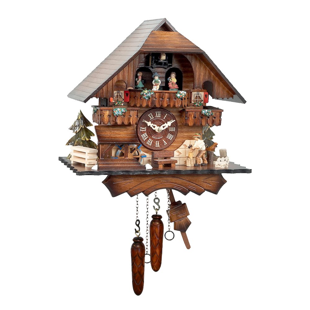 Battery-Operated Cuckoo Clock - Full Size. Picture 1