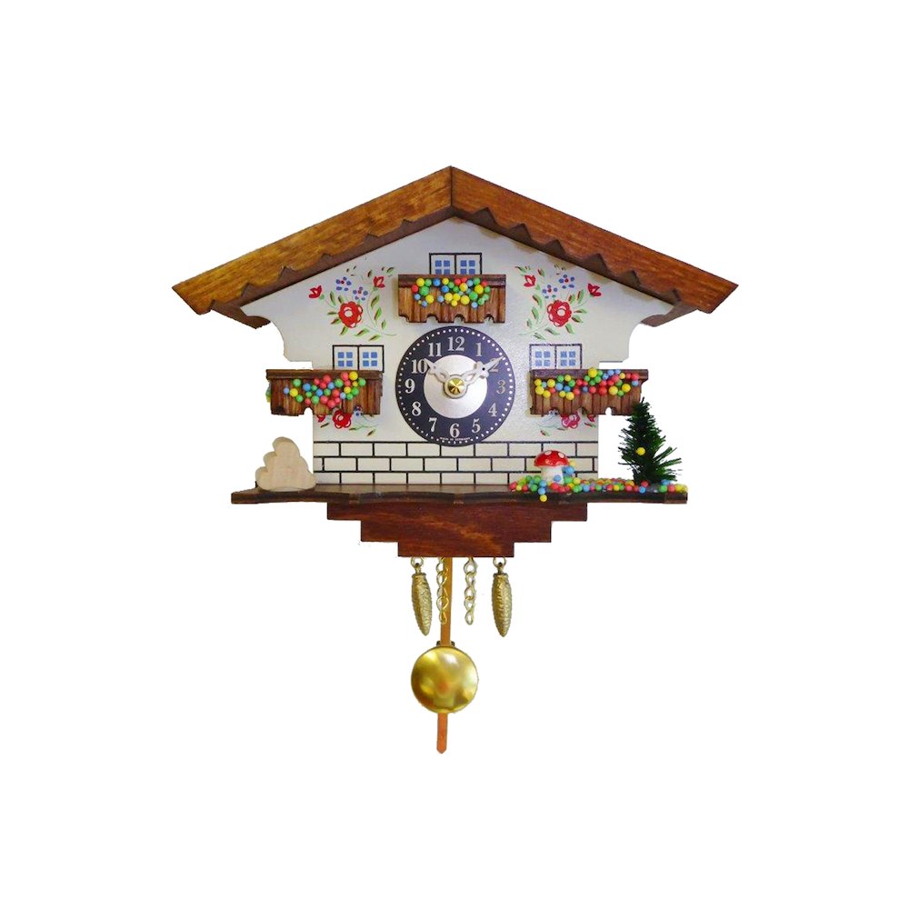 Battery-Operated Clock - Mini Size With Music/Chimes. Picture 1