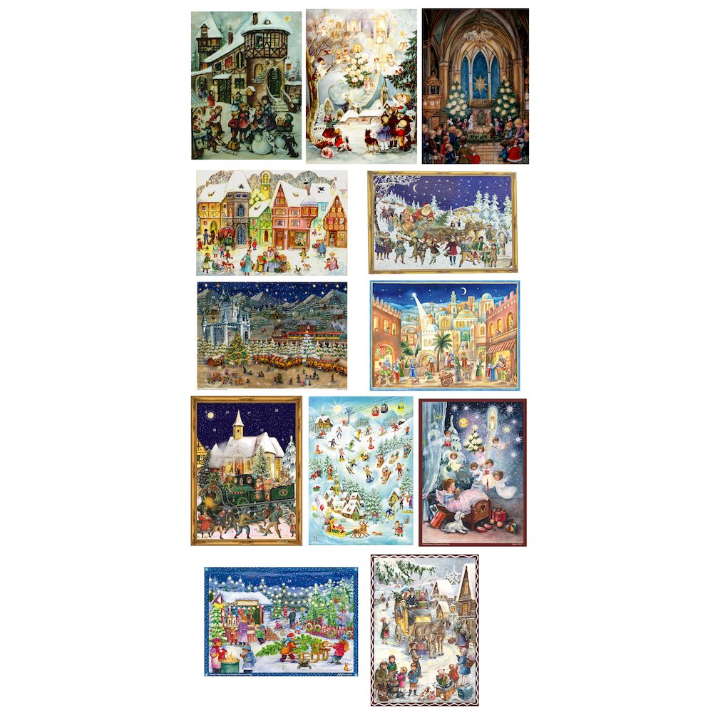Advents Large - Assorted Set Of 12 Pcs. Picture 1
