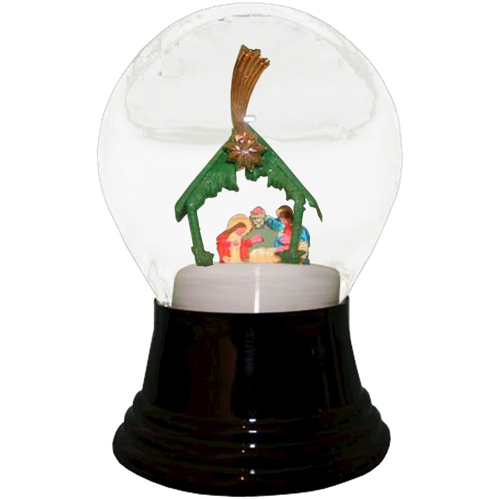 Snowglobe - Medium Nativity Scene. Picture 1