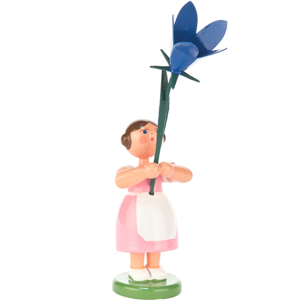 Easter Figurine - Bluebell Flower Girl. Picture 1