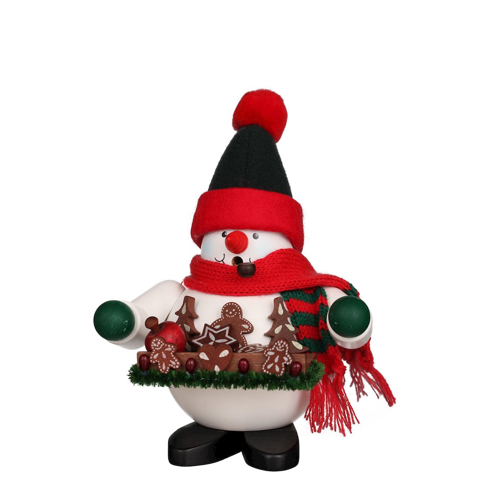 Incense Burner - Snowy With Gingerbread. Picture 1