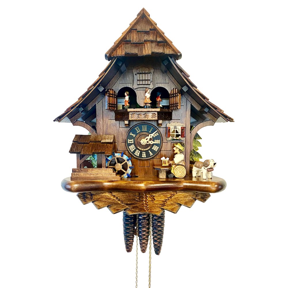 Weight-Driven Cuckoo Clock - Full Size. Picture 1