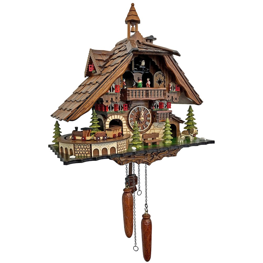 Battery-Operated Cuckoo Clock - Full Size. Picture 1