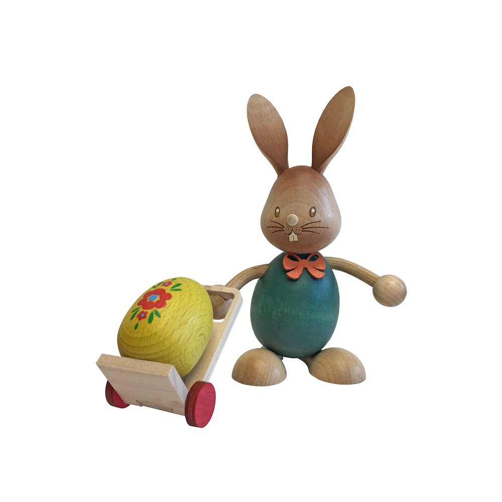 Easter Figure - Rabbit With Trolley. Picture 1