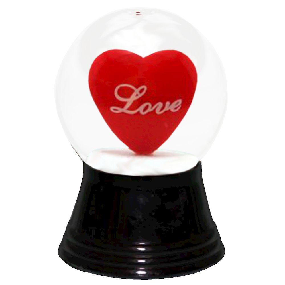 Snowglobe - Small Heart. Picture 1