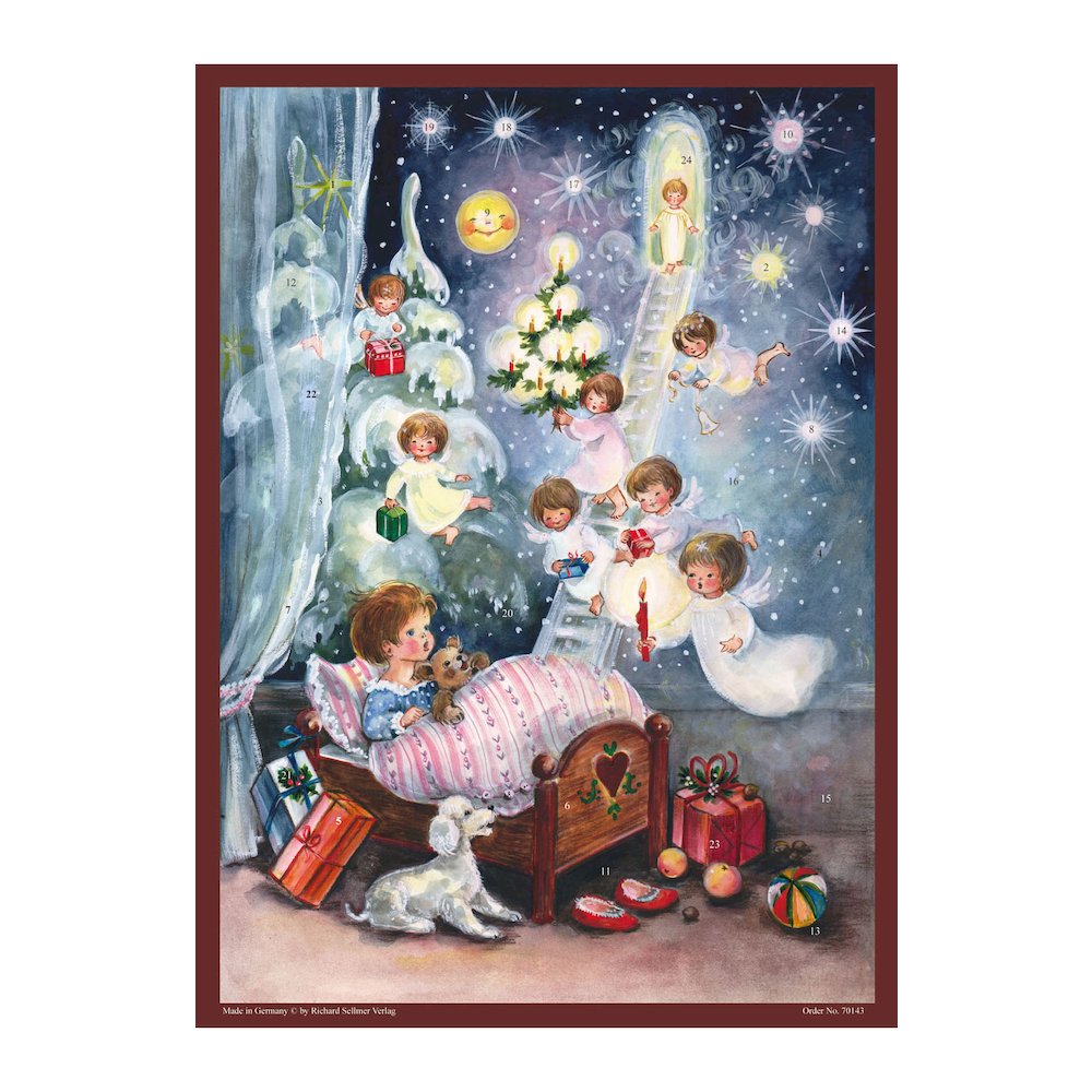Advent Calendar - Angels Visiting Childs Room. Picture 1