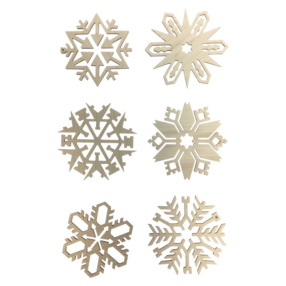 Ornaments - Assorted Snowflakes. Picture 1
