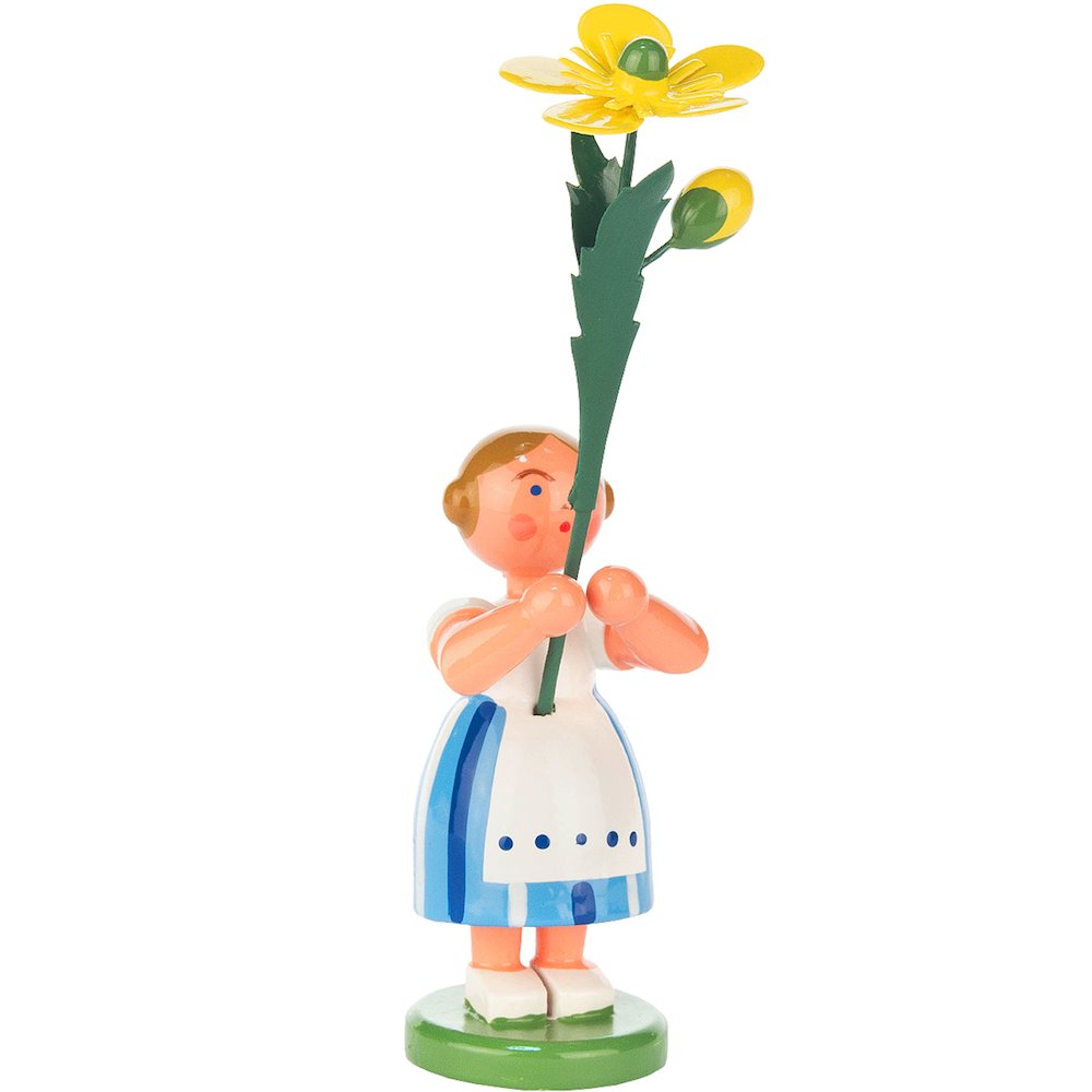 Easter Figurine - Buttercup Flower Girl. Picture 1