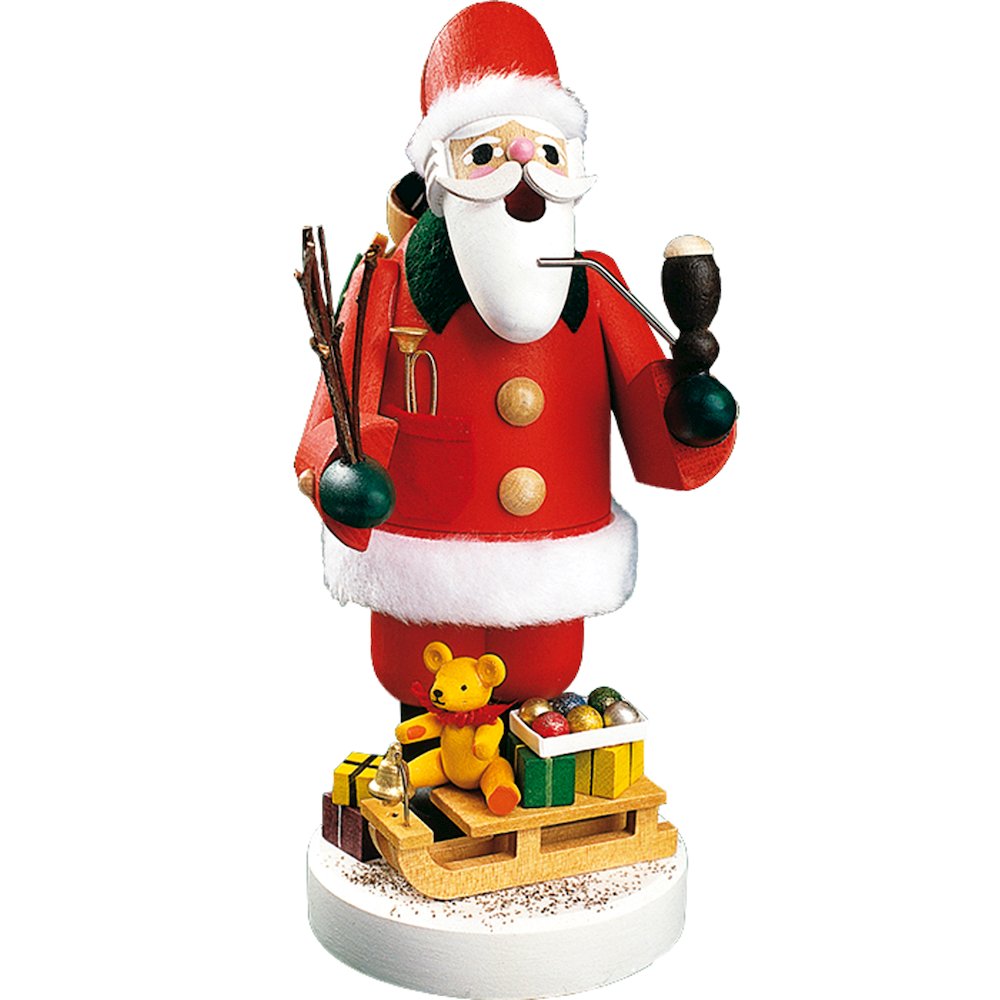 Incense Burner - Santa With Sleigh. Picture 1