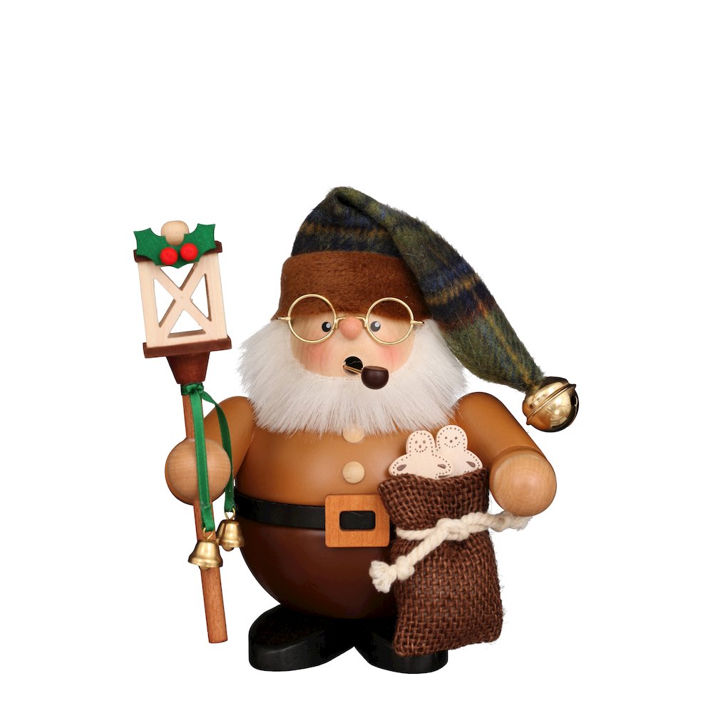Smoker - Santa With Lanter (Natural). Picture 1