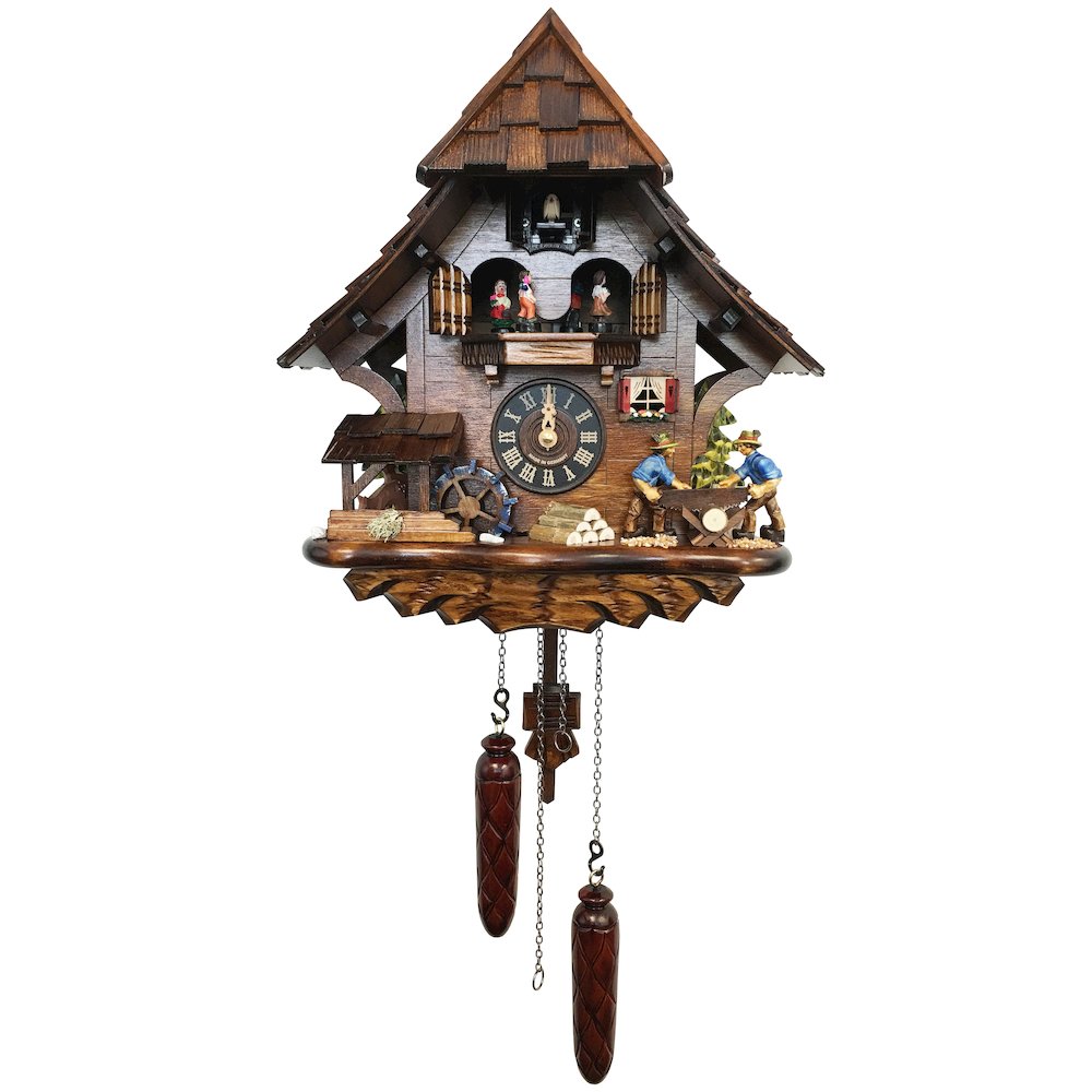 Battery-Operated Cuckoo Clock - Full Size. Picture 1