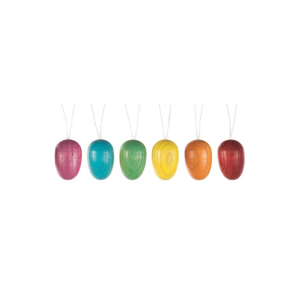 Easter Ornaments - Assorted Easter Eggs Set 6. Picture 1