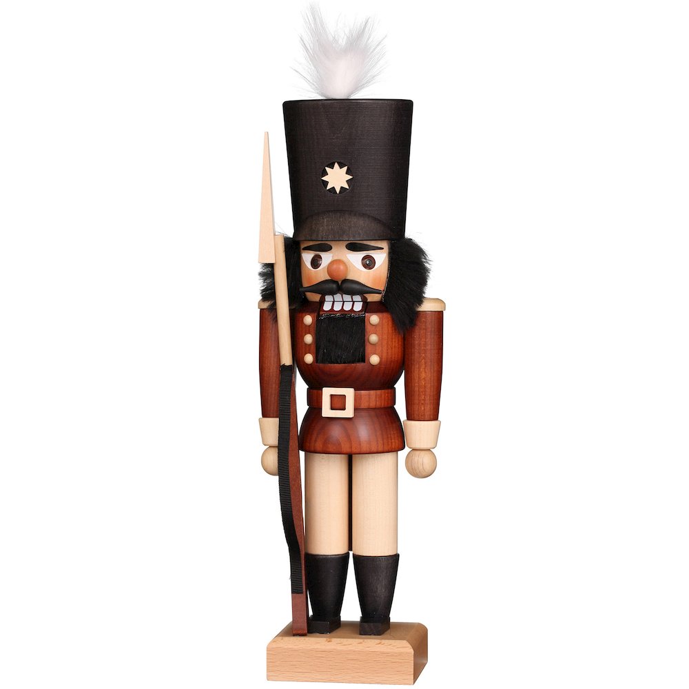 Mini Nutcracker - Soldier (Natural). Picture 1