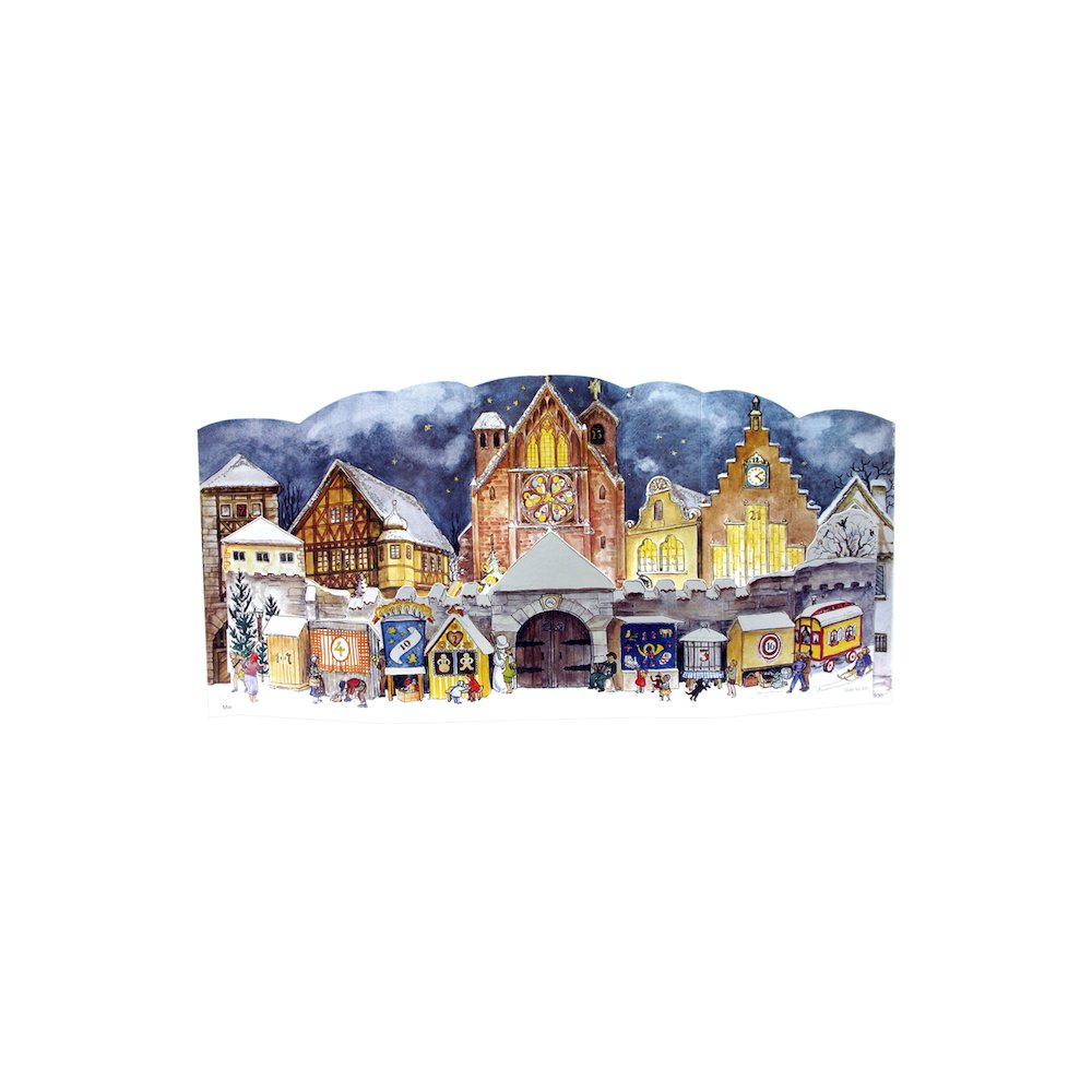 Advent - 3-Dimensional Village Scene - Replica Of 1947 Design. Picture 1