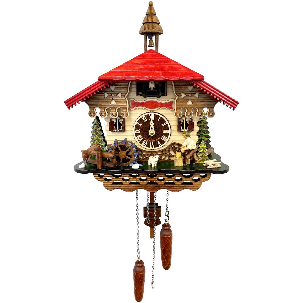 Battery-Operated Cuckoo Clock - Full Size. Picture 1